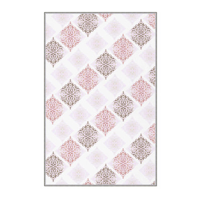 Soft Hall Carpet (2.6 x 4.9 ft), 100% Polyester, 0.3 in Pile Height | Antibacterial, Non-Slip Underside, 650 g/m² | Machine Washable, 3D Digital Print | Perfect for Living Room, Entryway & Bedroom Décor