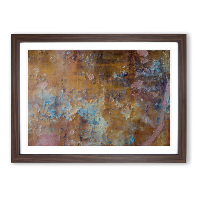 Time Moves on in Abstract - Picture Frame Painting Print