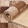 Rustic Colour Block Checkered NonSlip Indoor Runner or Area Rug