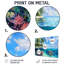 Biscayne Bay Paradise I - décoration murale plage en métal, impression métallique nautique-1672375168