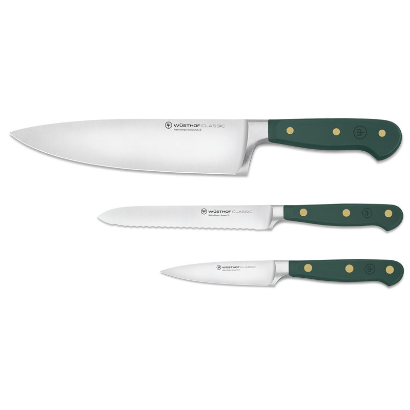 Wüsthof Classic Fresh Rosemary 3-Piece Knife Set