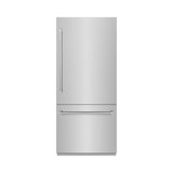 ZLINE 36 in. Built-In Refrigerator w/ Water Dispenser & Ice Maker in Black Stainless