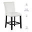 Tabouret de comptoir rembourré Camila-426366791