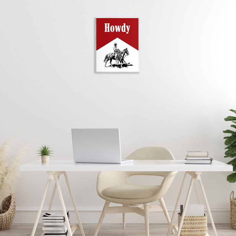 Art mural classique Howdy Cowboy