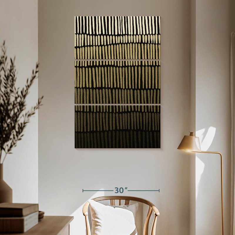 Avery Gradient Ethnic Lines, 65" H x 42" W