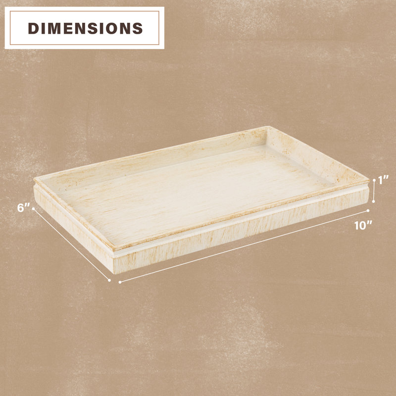 Creative Scents Rustic Luxe Decorative Vanity Tray
