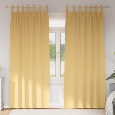 Curtains With Curtains 2 Pcs Polyester