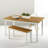 Pfarr Solid Wood Bench