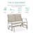 Nethuki Metal Outdoor Glider-443340157
