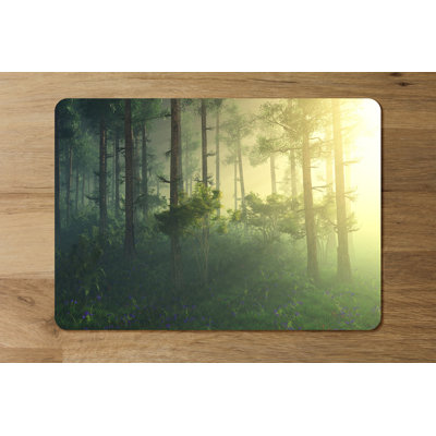 Dritarastra Wood No Pattern Rectangle Placemat