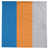 Bleu / orange / argent