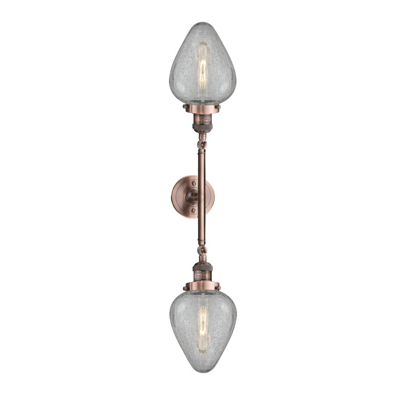 Shauna 2 - Light Dimmable Vanity Light, Antique Copper