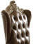 Fauteuil pivotant rétro gris et blanc os