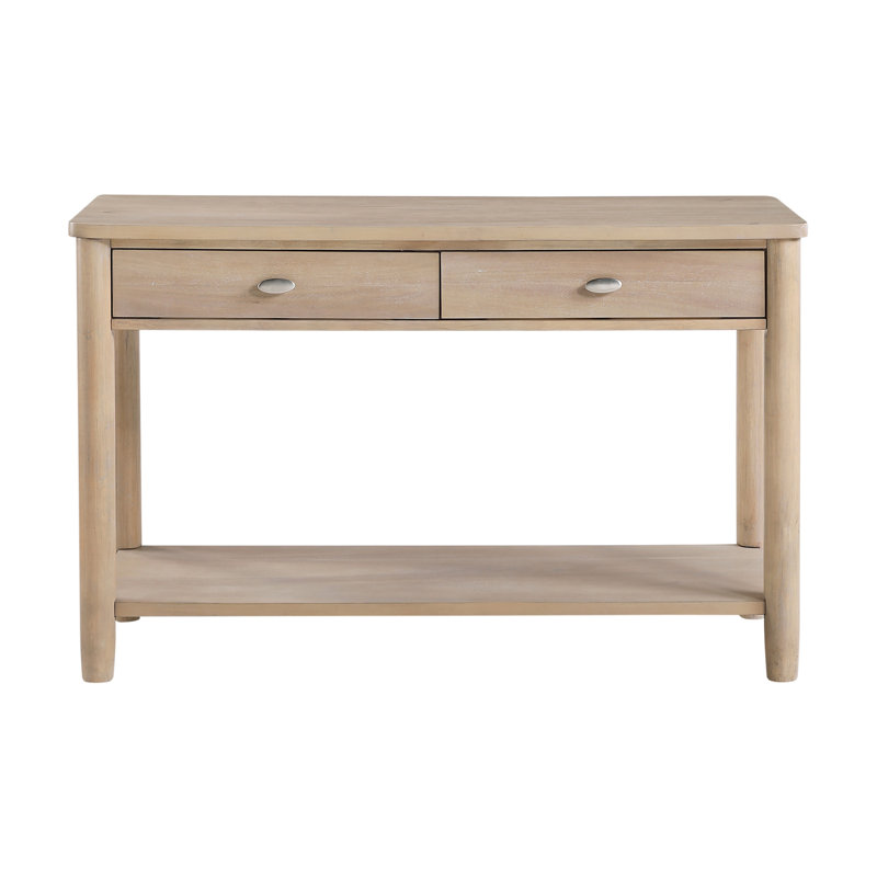 Mobilier de salon classique 1 pièce avec 2 tiroirs et tablette ouverte