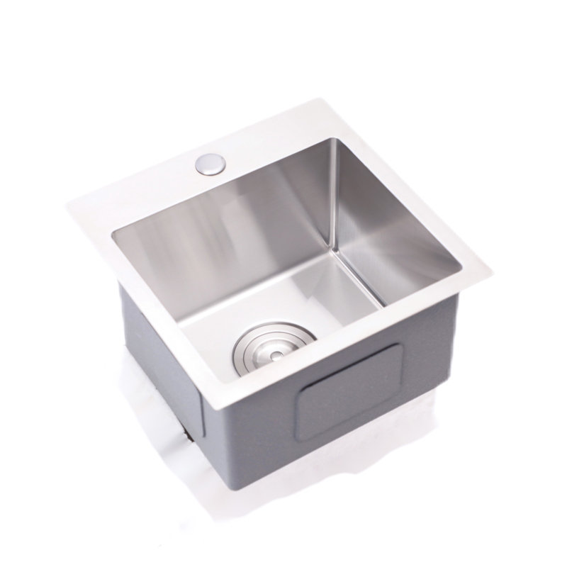Drop-in Single Bowl Stainless Steel Kitchen Sink