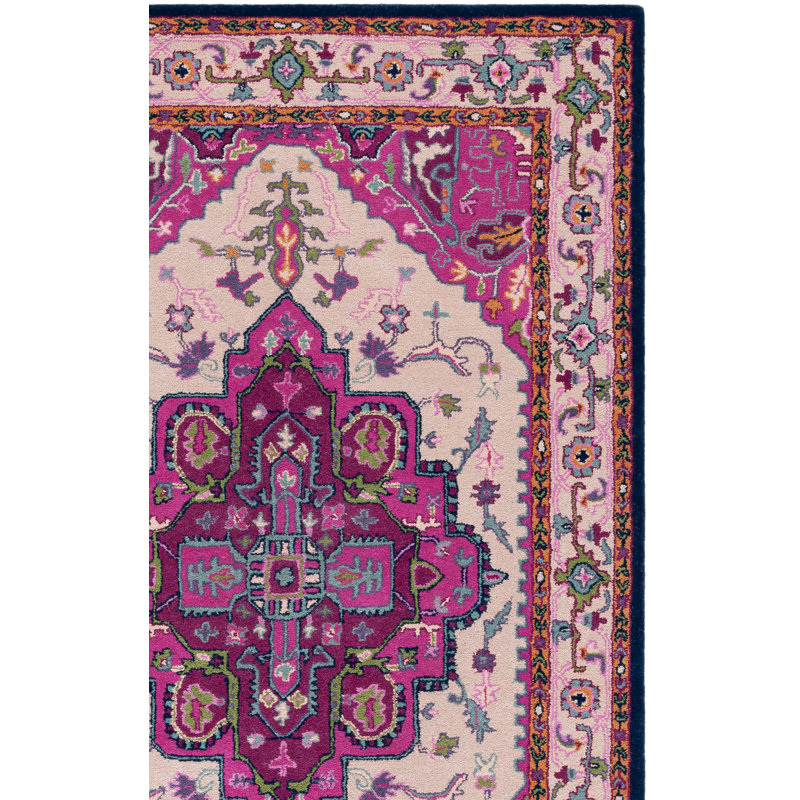 Tapis oriental en laine touffeté à la main Blokzijl, Rectangle 5 pi x 8 pi