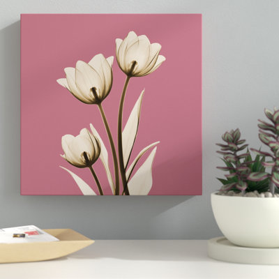 « rose luster tulips_c68 », reproduction d’impression sur toile tendue