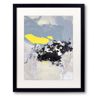 Gray And Yellow 1 by Simona Gocan