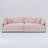 112-inch Corduroy Sofa: Two Throw Pillows, Four Backrests-1086999023
