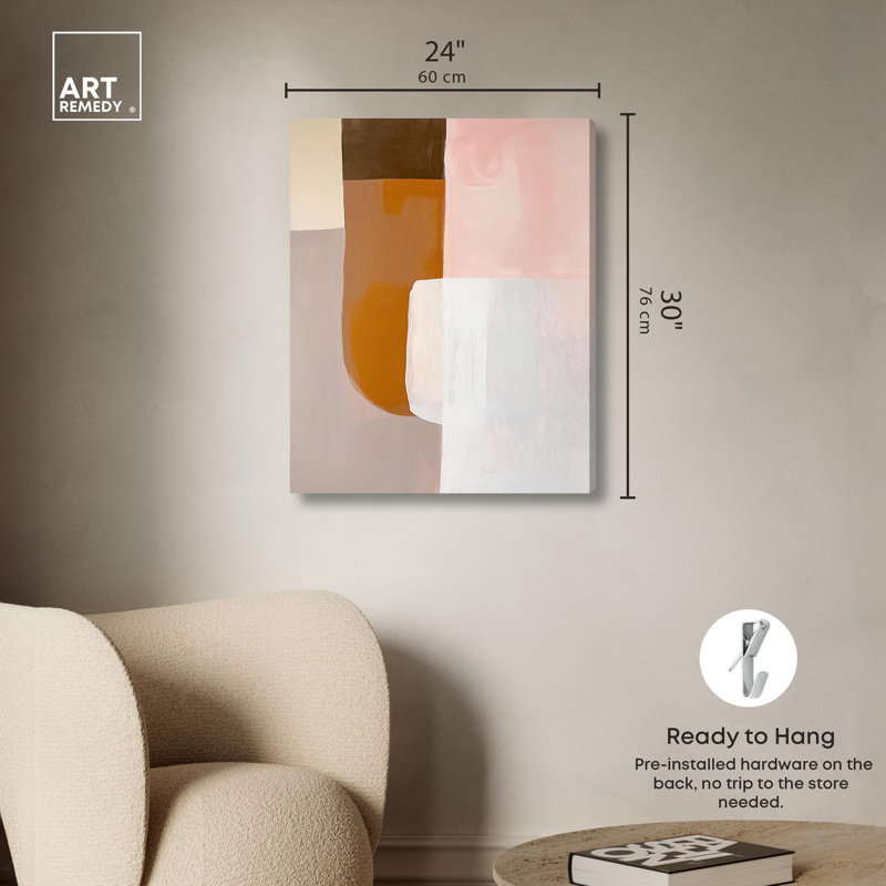 «Color Fields», reproduction d'art sur toile par Art Remedy, H 30 po x l 24 po, Toile tendue avec châssis