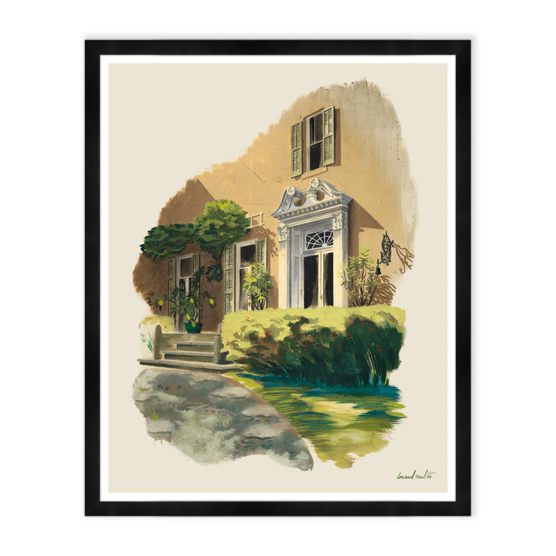Antique Front Door Print