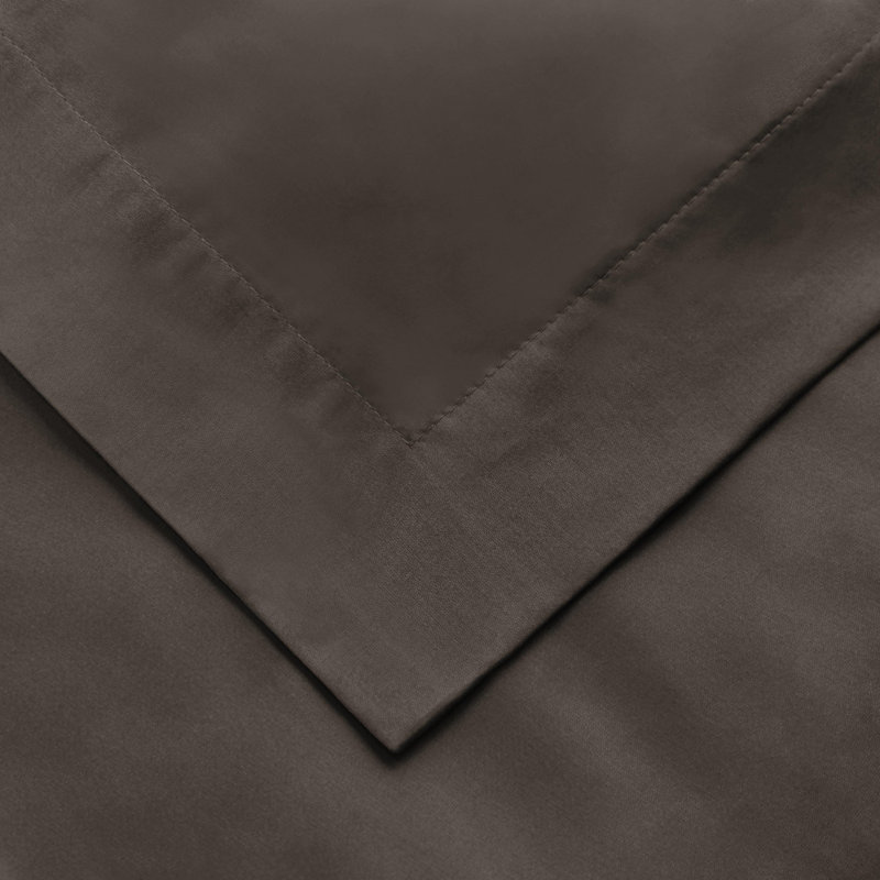 Ensemble de housse de couette 3 pièces Arling, Housse de couette double / grand + 2 taies décora, Gris anthracite