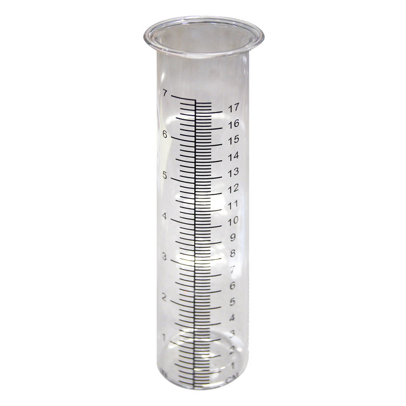 Tube de rechange en verre pour pluviomètre