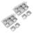 Food Serving Container With Lid (2 Set,6 Compartments)