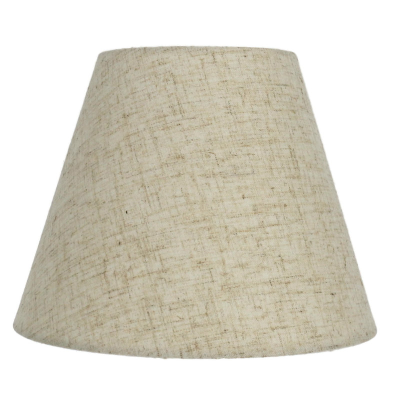 Off-White Linen Empire Lamp Shade, 9" Width