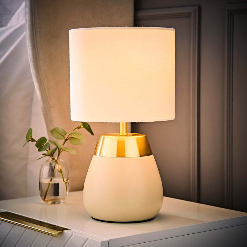 Allec Table Lamp, Cream, Cream