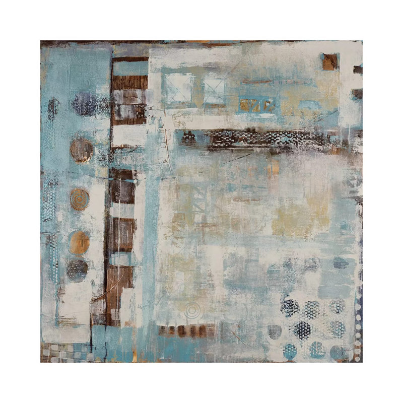 Peek-a-Boo by Liz Jardine - Wrapped Canvas Painting, 30.48 cm H x 30.48 cm W