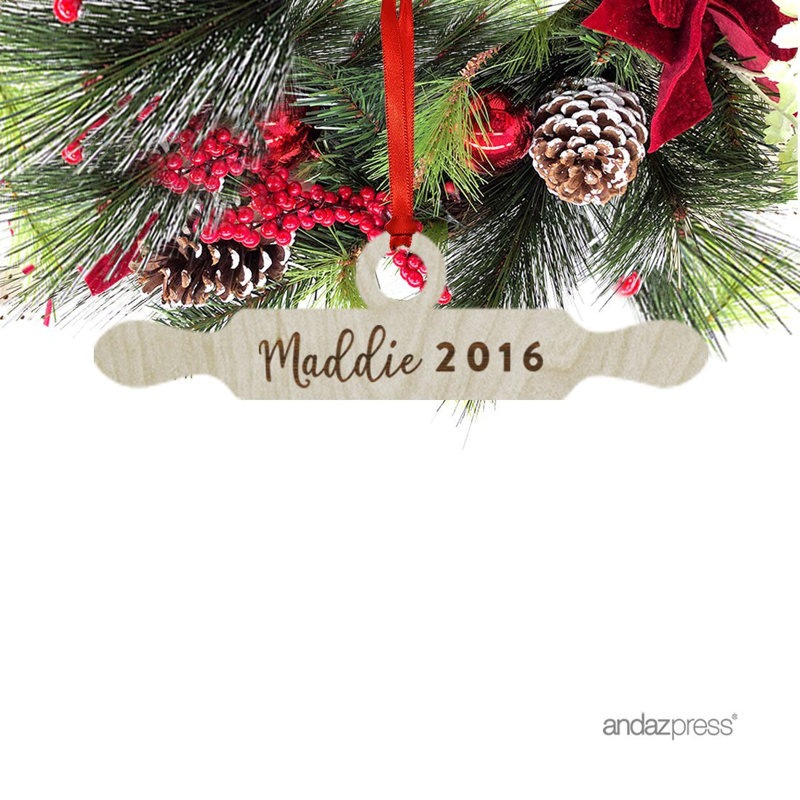 Wood Holiday Shaped Ornament, Yes