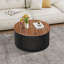 Table d'appoint en bois d'acacia massif