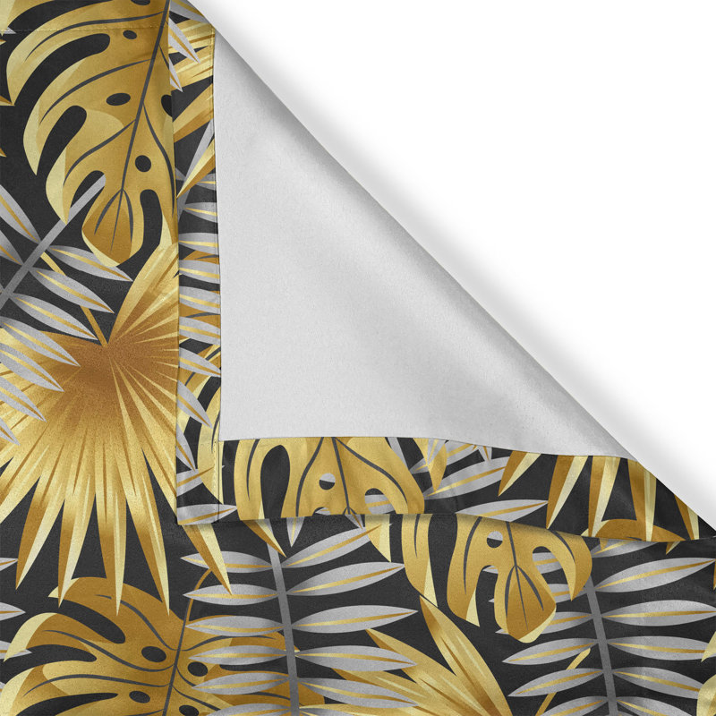 Polyester Semi Sheer Curtain Pair, 140cm W x 400cm L