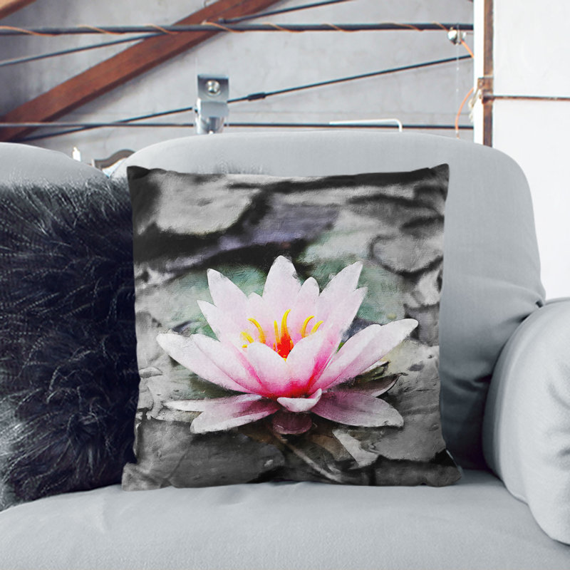 Square Throw Cushion, 40cm H x 40cm W x 15cm D