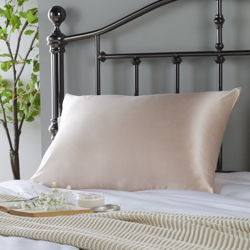 Silk Housewife Pillow Case, Pink