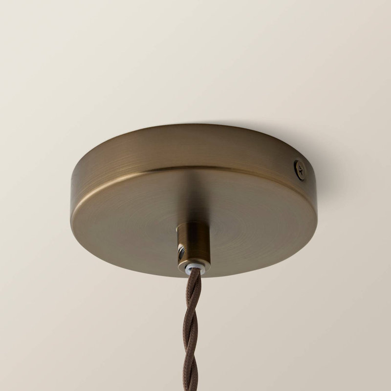 Albrey 1 - Light Brushed Brass Pendant