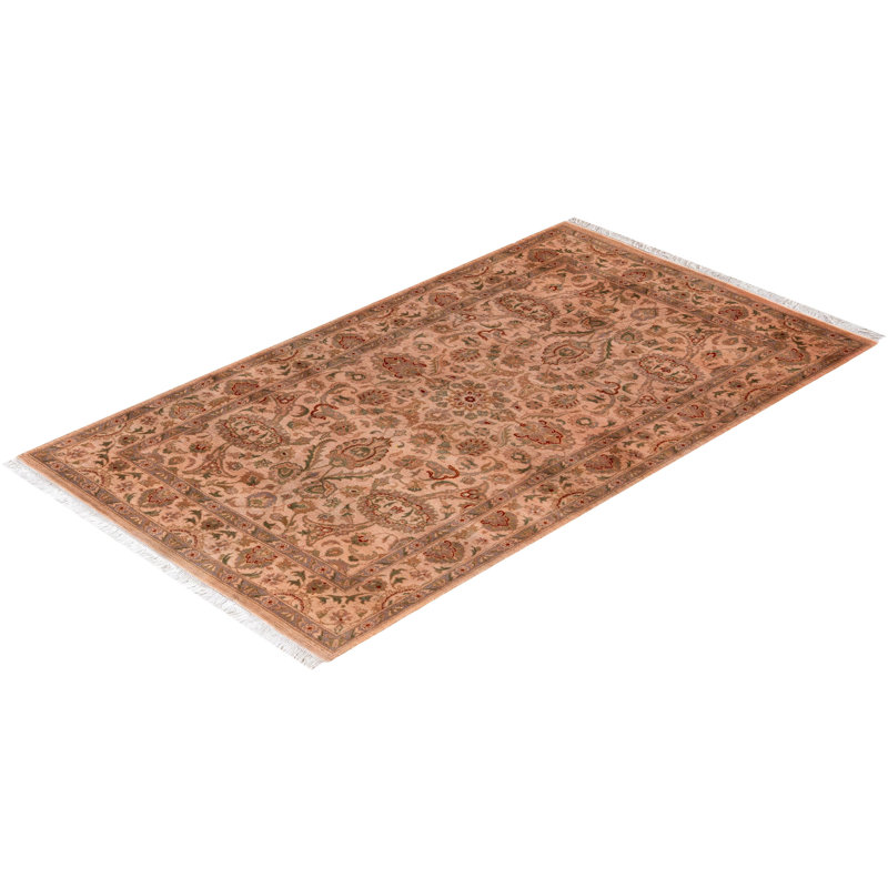 Fine Vibrance One-of-a-Kind 3' 1" x 5' 5" Hand Knotted Area Rug