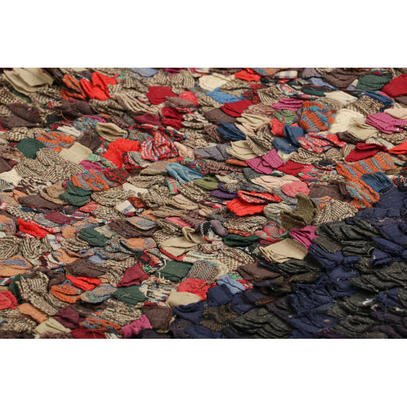 One-of-a-Kind 2'1x3'9 1920s Wool Area Rug