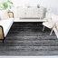Tapis argenté / noir Atziri Costa Mesa-71106353