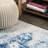 Dune Modern Abstract Cream/Blue Rug-1881339723