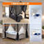 Moustiquaire noire noire pour la décoration, aménagement de chambre à coucher de style gothique avec moustiquaire, décoration de chambre à coucher, résistant aux moustiques
