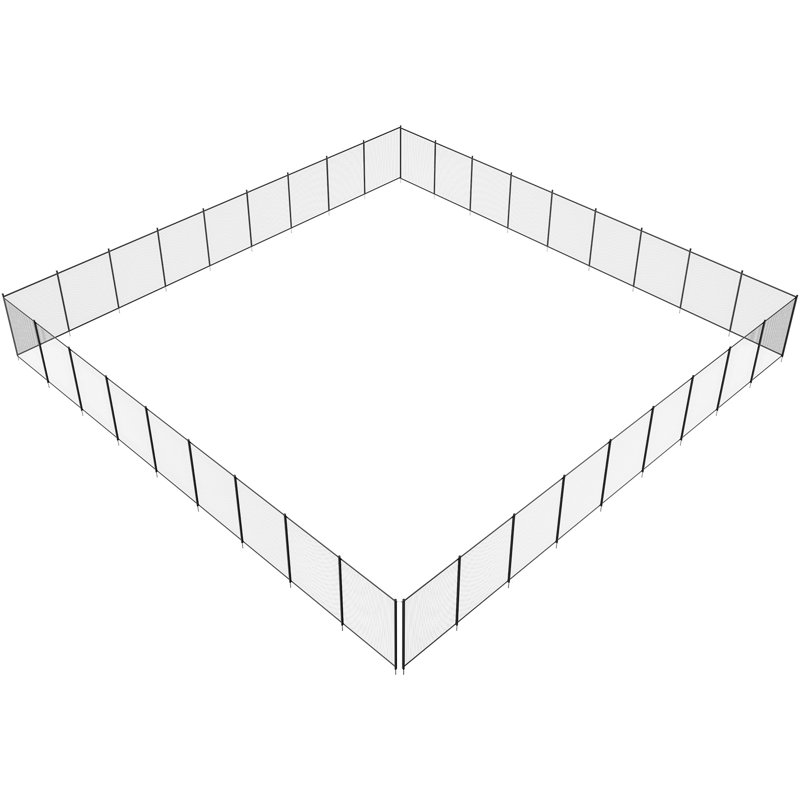 Clôture de piscine pour piscines creusées VEVOR, L 108 pi x H 4 pi