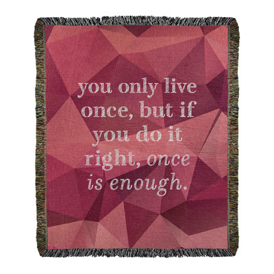 Hand Woven Throw Blanket