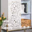 Armoire 2 portes Simms White Flower