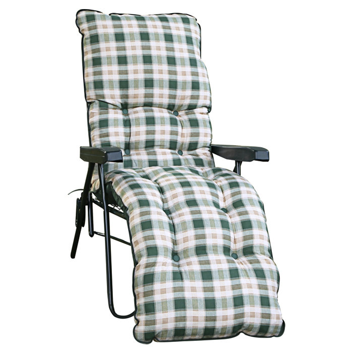 Sera 67cm Long Reclining Single Chaise with Cushions, Pavia