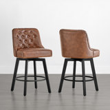 Arjean Swivel Upholstered Counter Stool