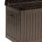 Edrosie Inc 69.6'' W 300 Gallons Water Resistant Resin Lockable Deck Box,Brown-89053053