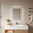 Smart Square Dimmable LED Bathroom, Vanity Mirror with Touch Switch