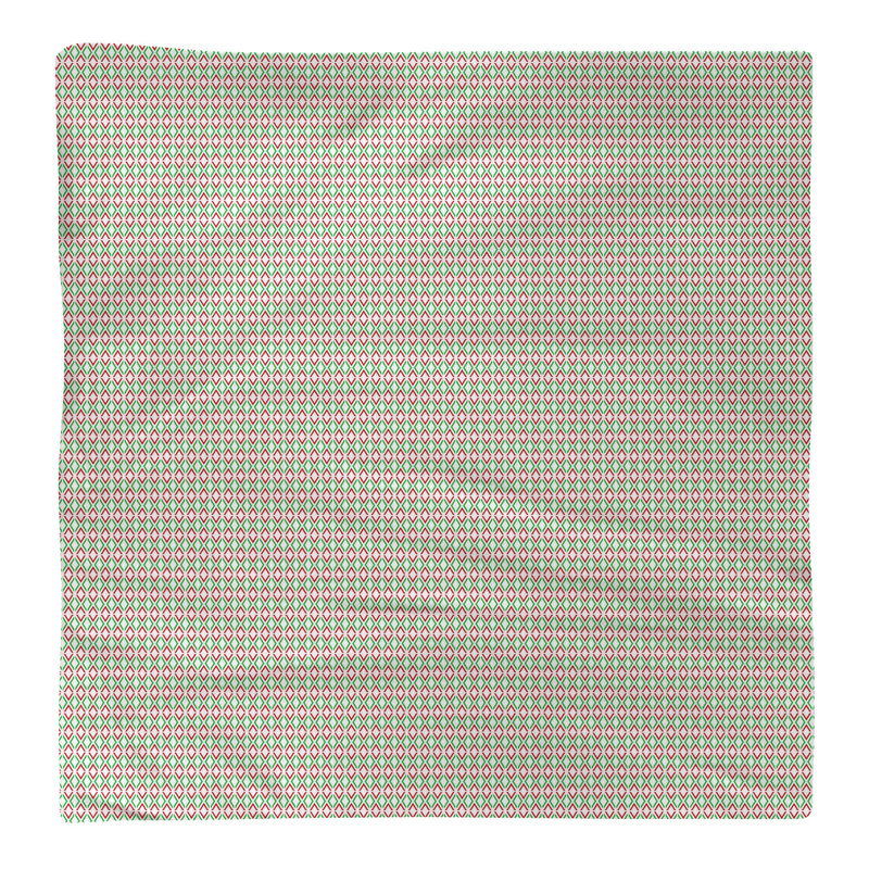 Serviette à losanges flèche de hol, 22 po x 22 po, Olive, Coton